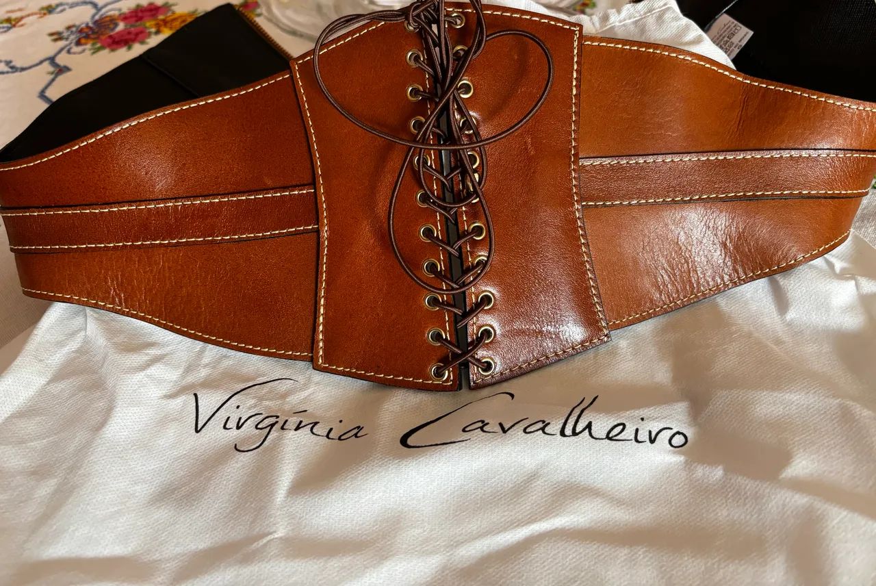 Cinto corselet couro  - Foto 3