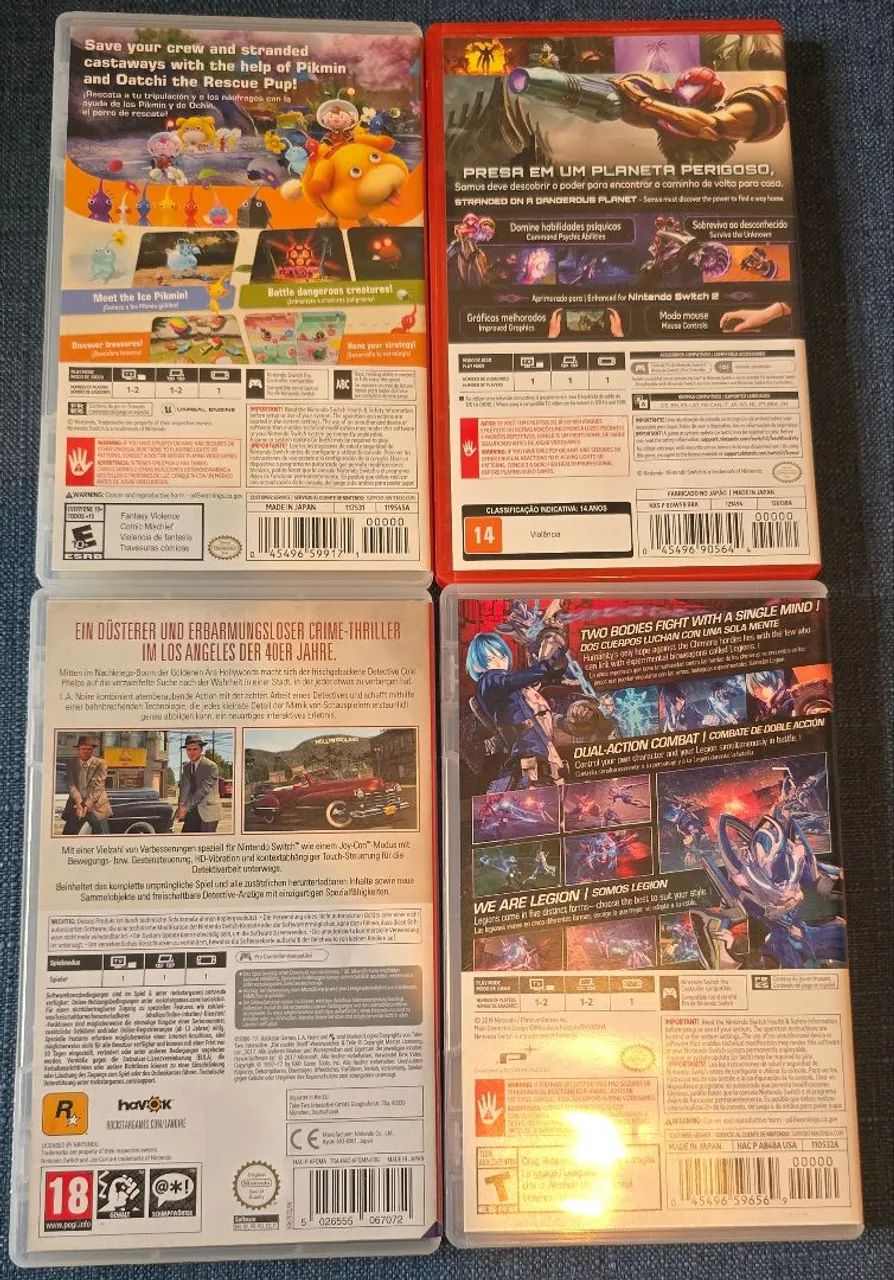 Jogos de nintendo switch 1 e 2  - Foto 2