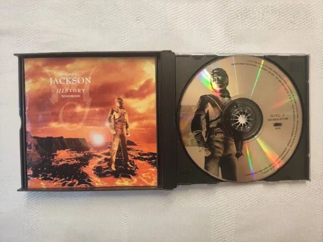 CD Duplo Michael Jackson - HIStory (Edição Brasil) + Songbook Raro