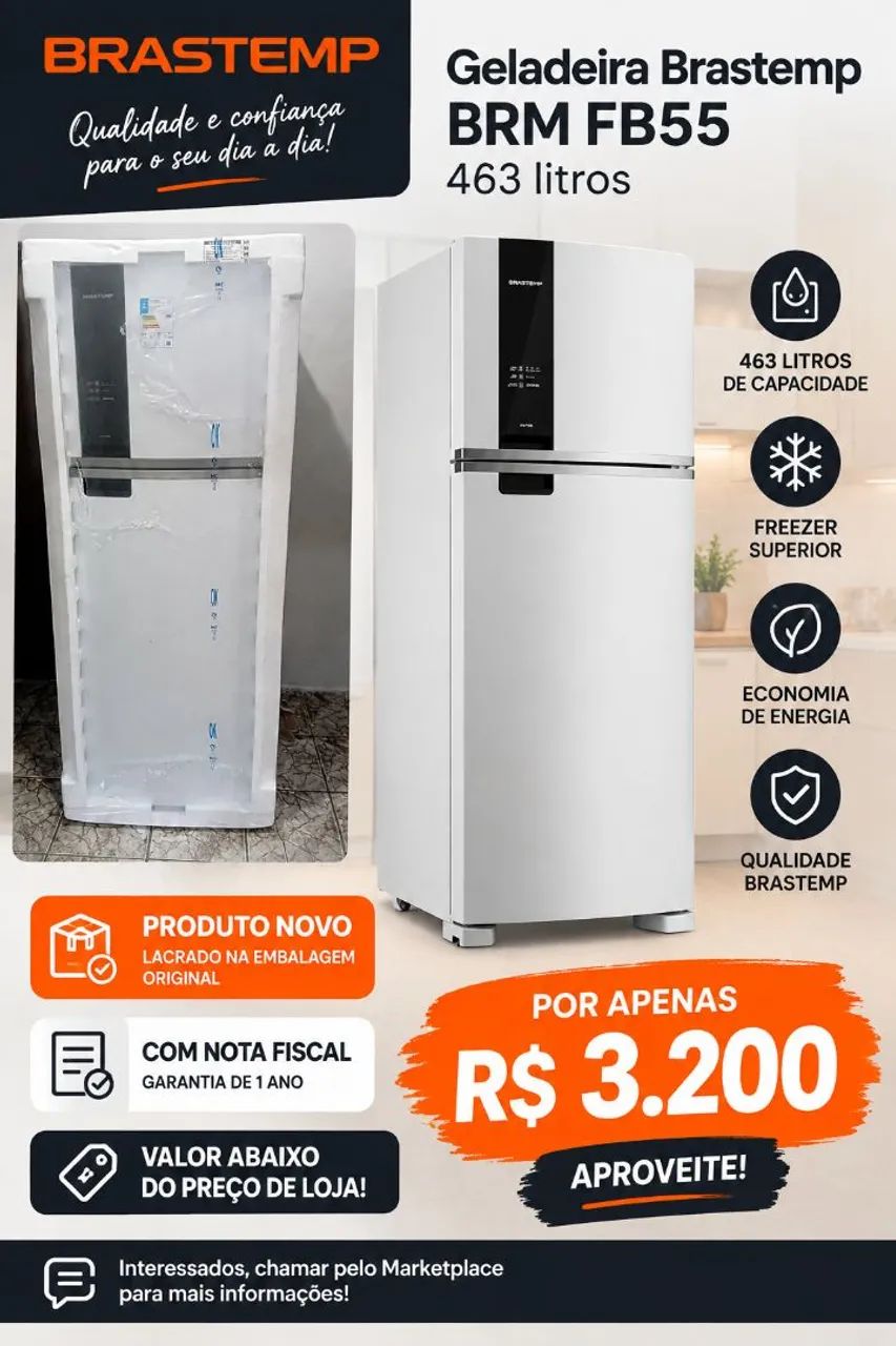 Geladeira Brastemp 