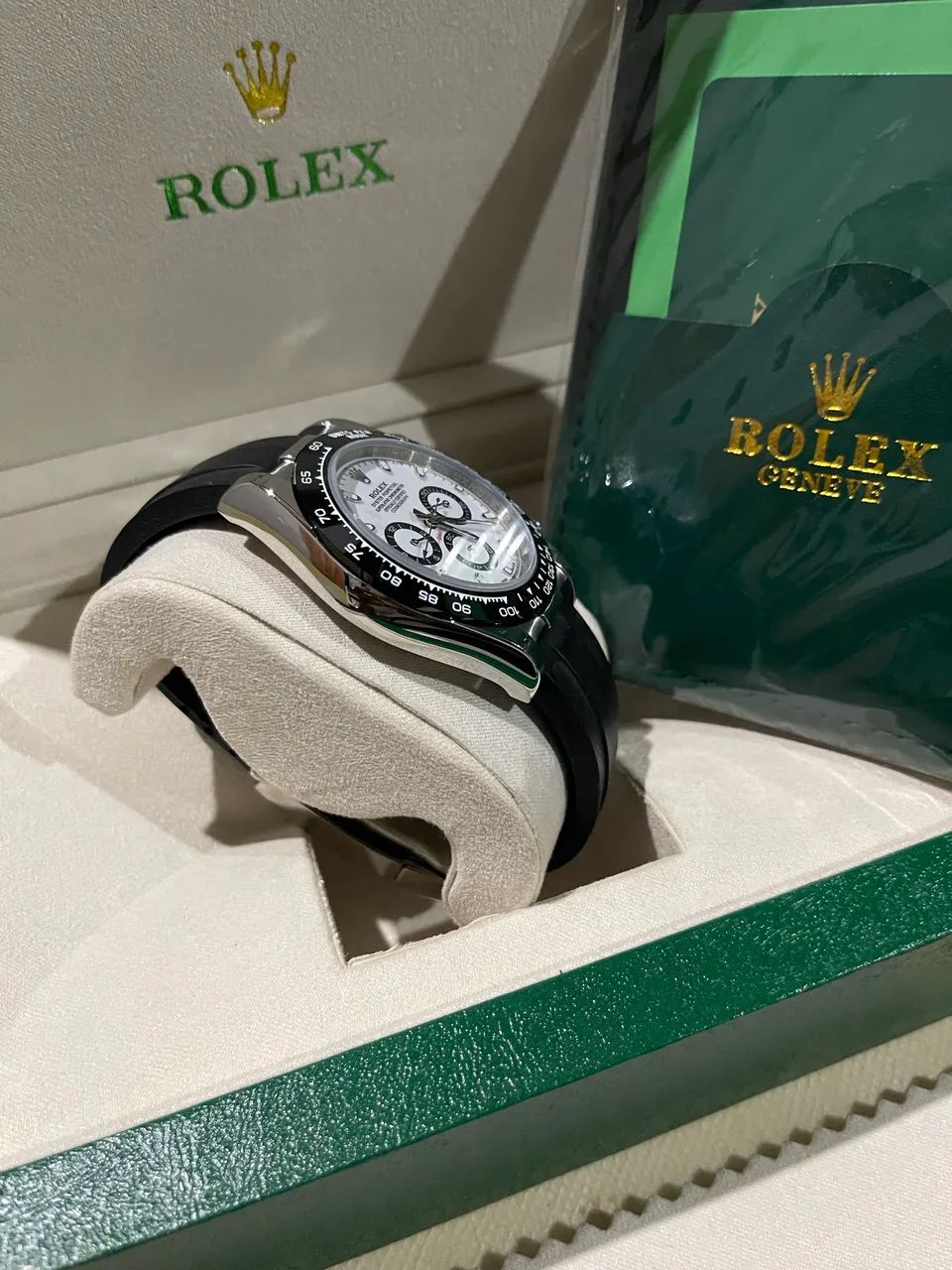 Rolex Daytona Panda Automático linha premium AAA + - Foto 4