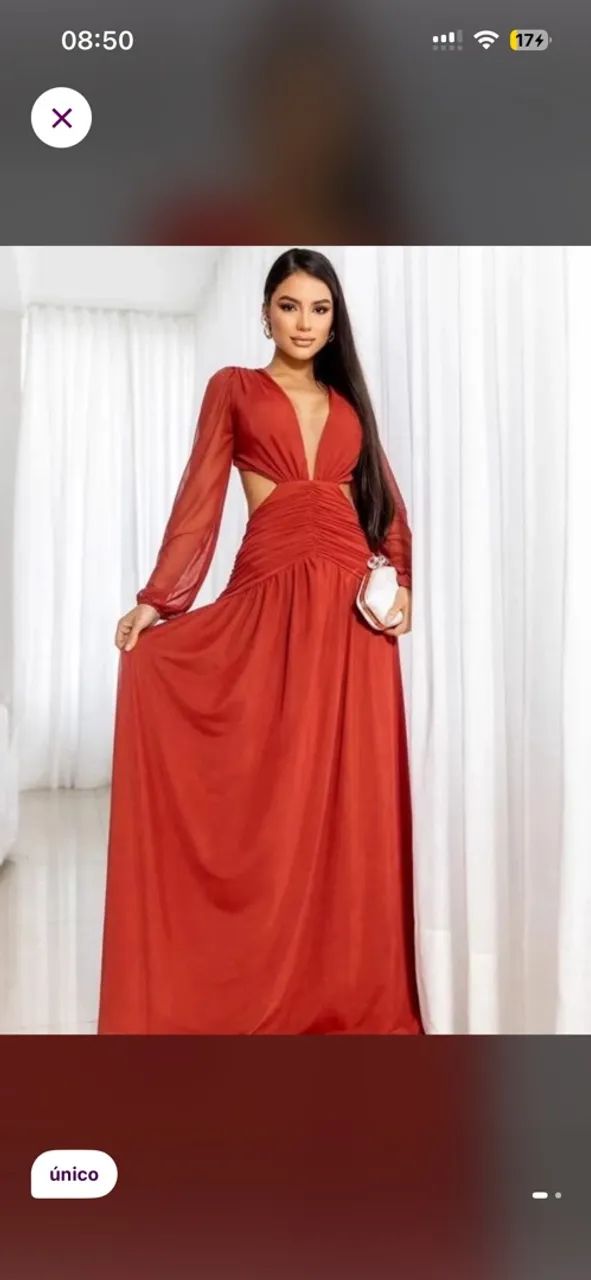 Vestido longo de festa - Foto 3