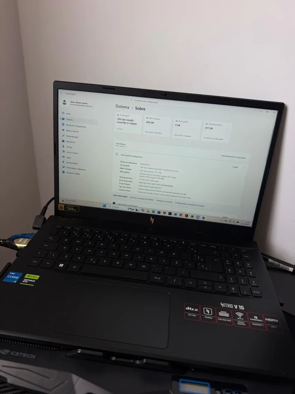 Notebook gamer  - Foto 2