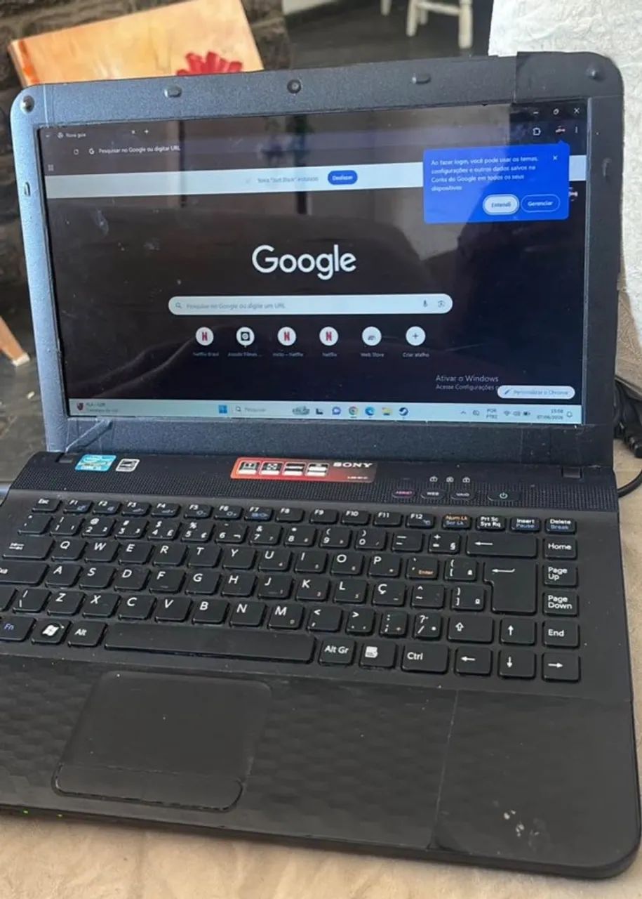 Notebook Sony VAIO