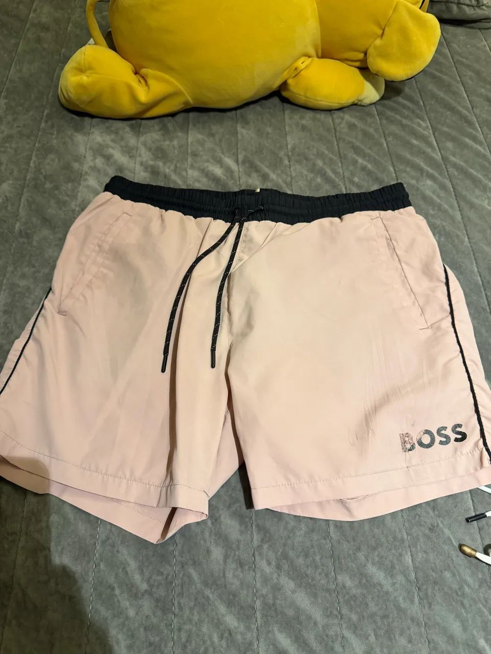 SHORT ORIGINAL HUGO BOSS ROSA TAMANHO G
