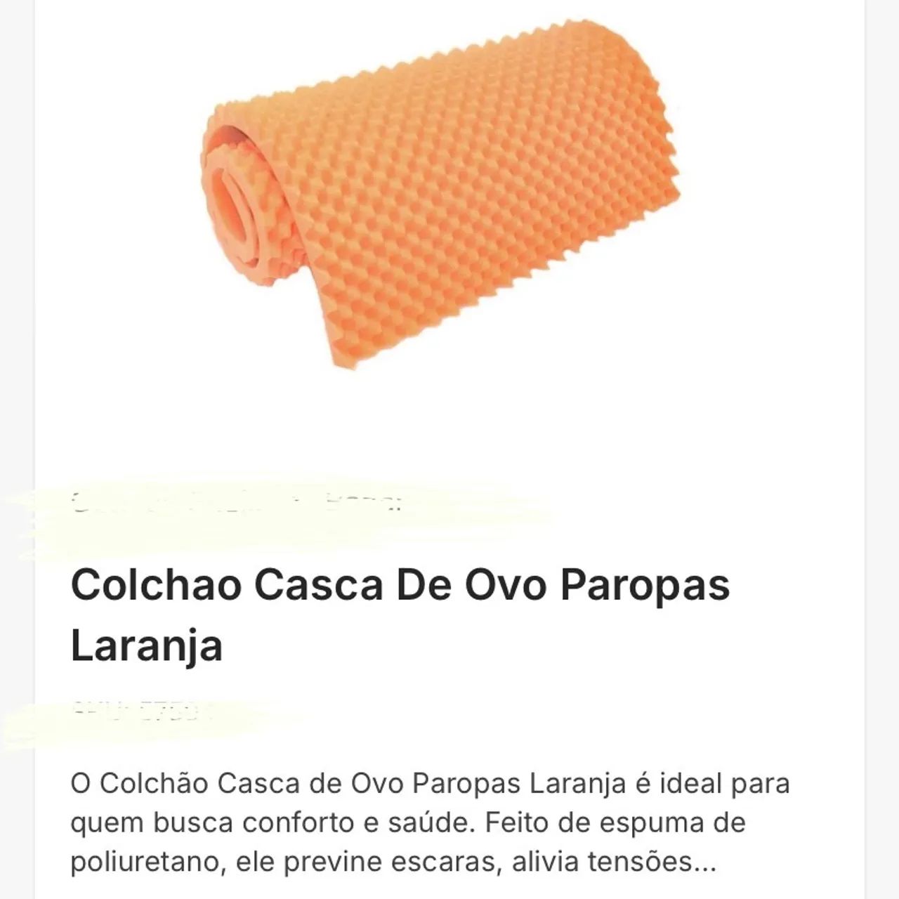 Colchão Paropas Casca de ovo solteiro - novíssimo