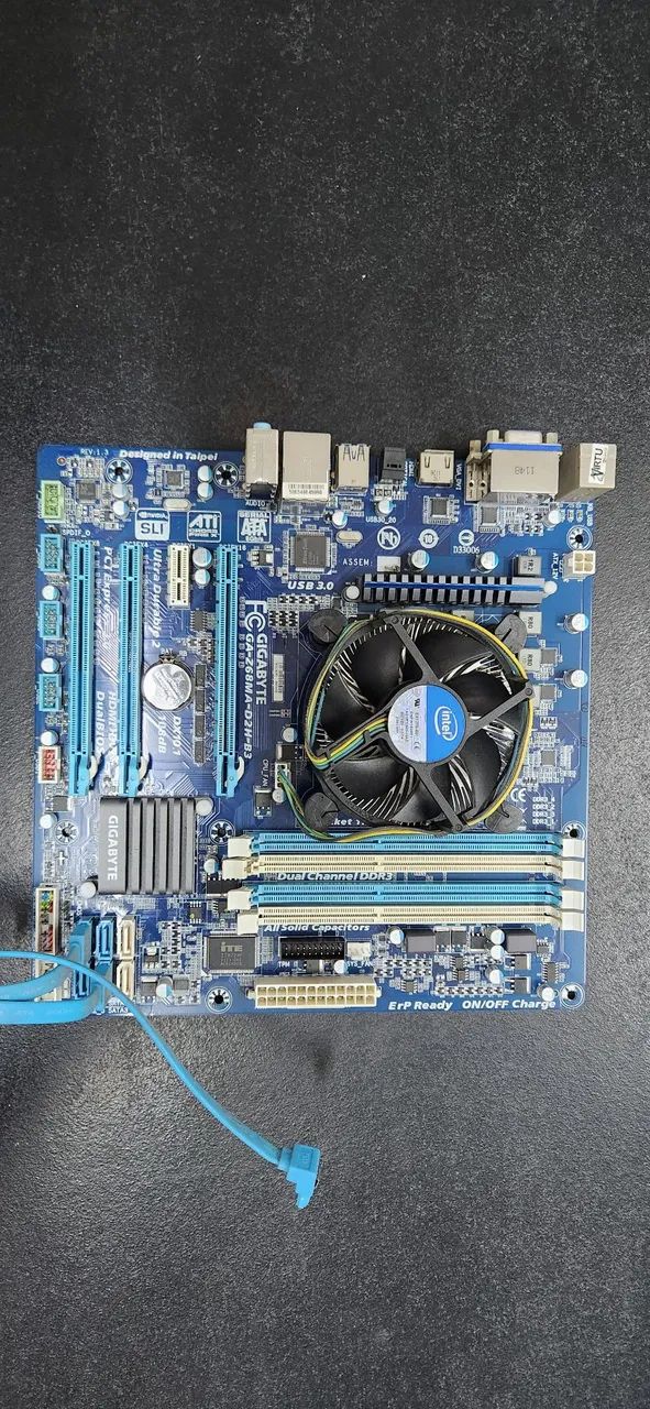 Placa mãe e processador