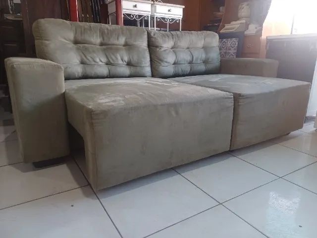 Sofá 3 lugares retrátil - Foto 5