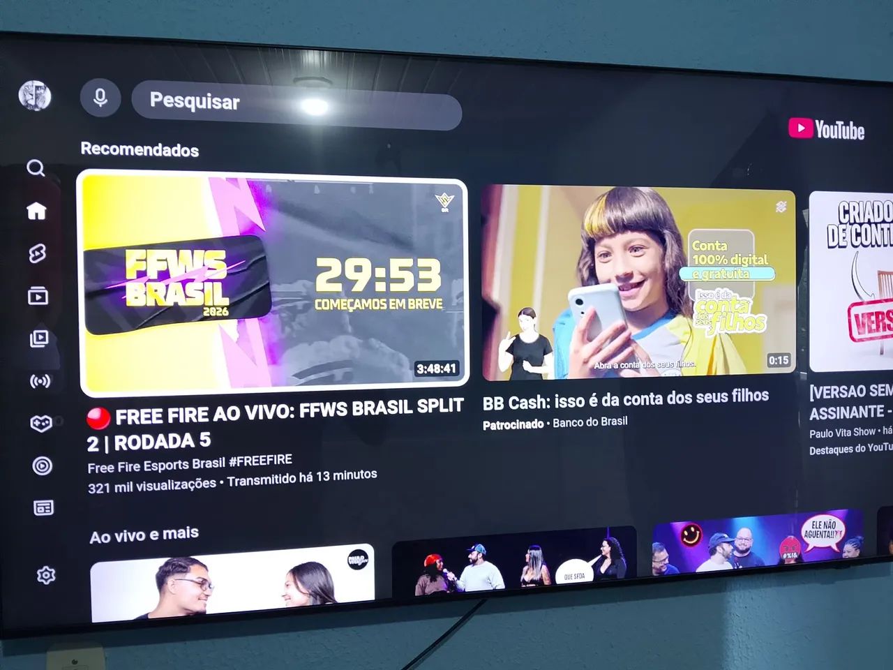 Vendo tv 65 polegadas crystal UHD  - Foto 4