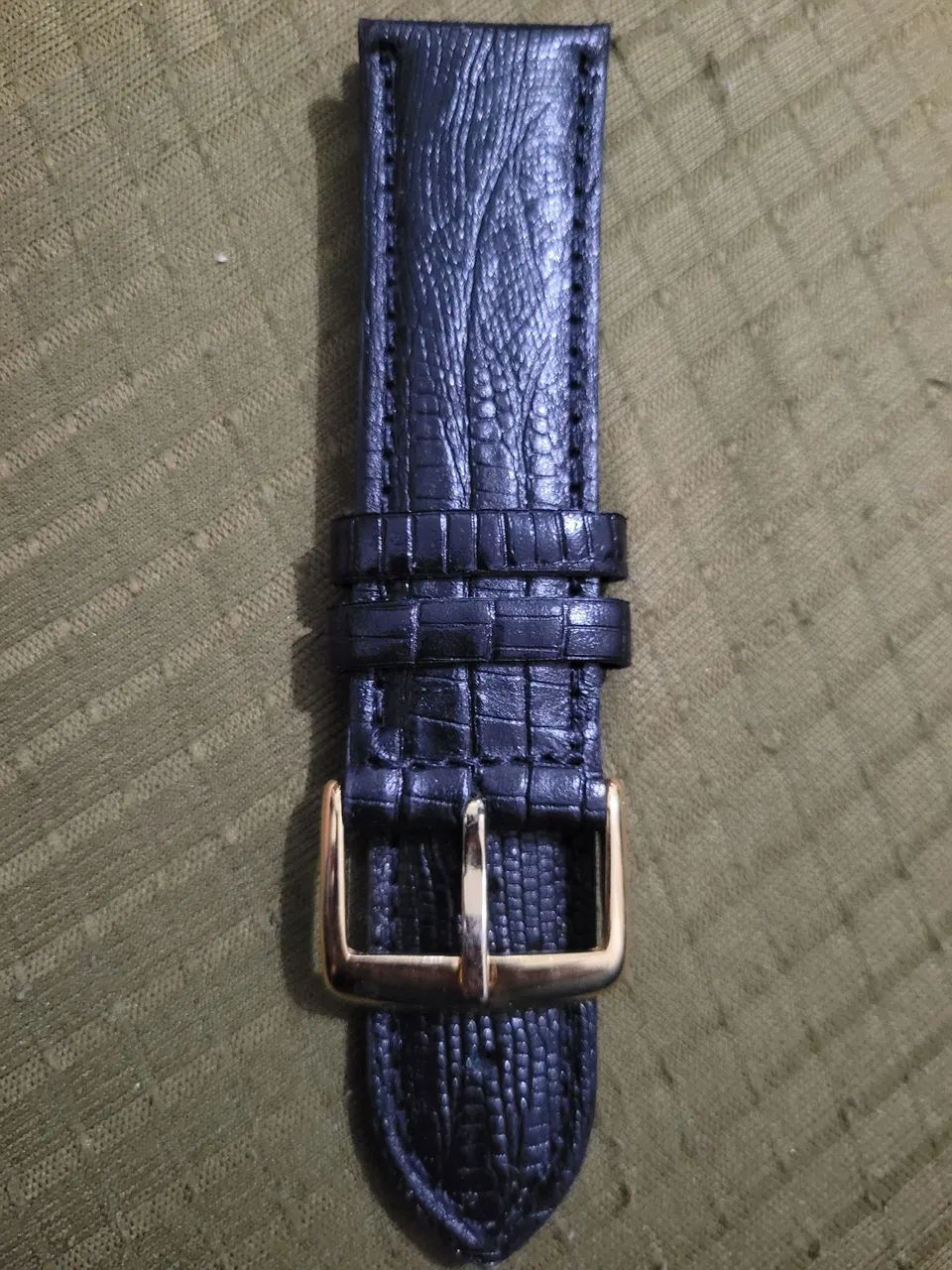 Pulseira em couro 24mm  - Foto 2