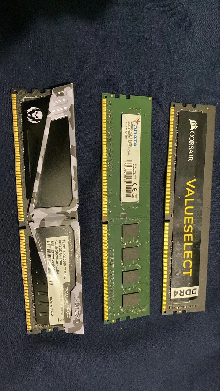 Memória ram vulcan 8gb 3000hz  - Foto 2