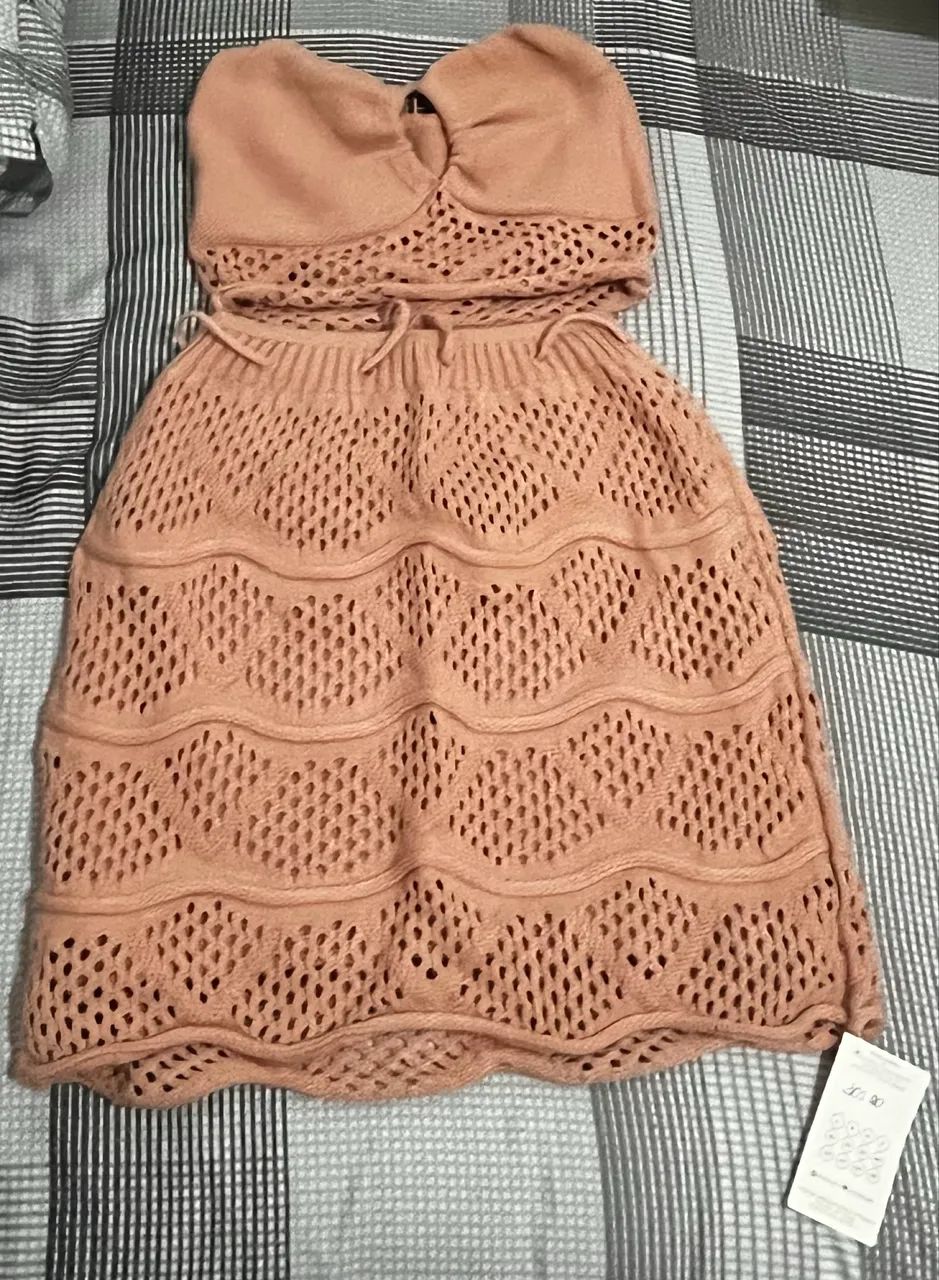Conjunto tricô novo 