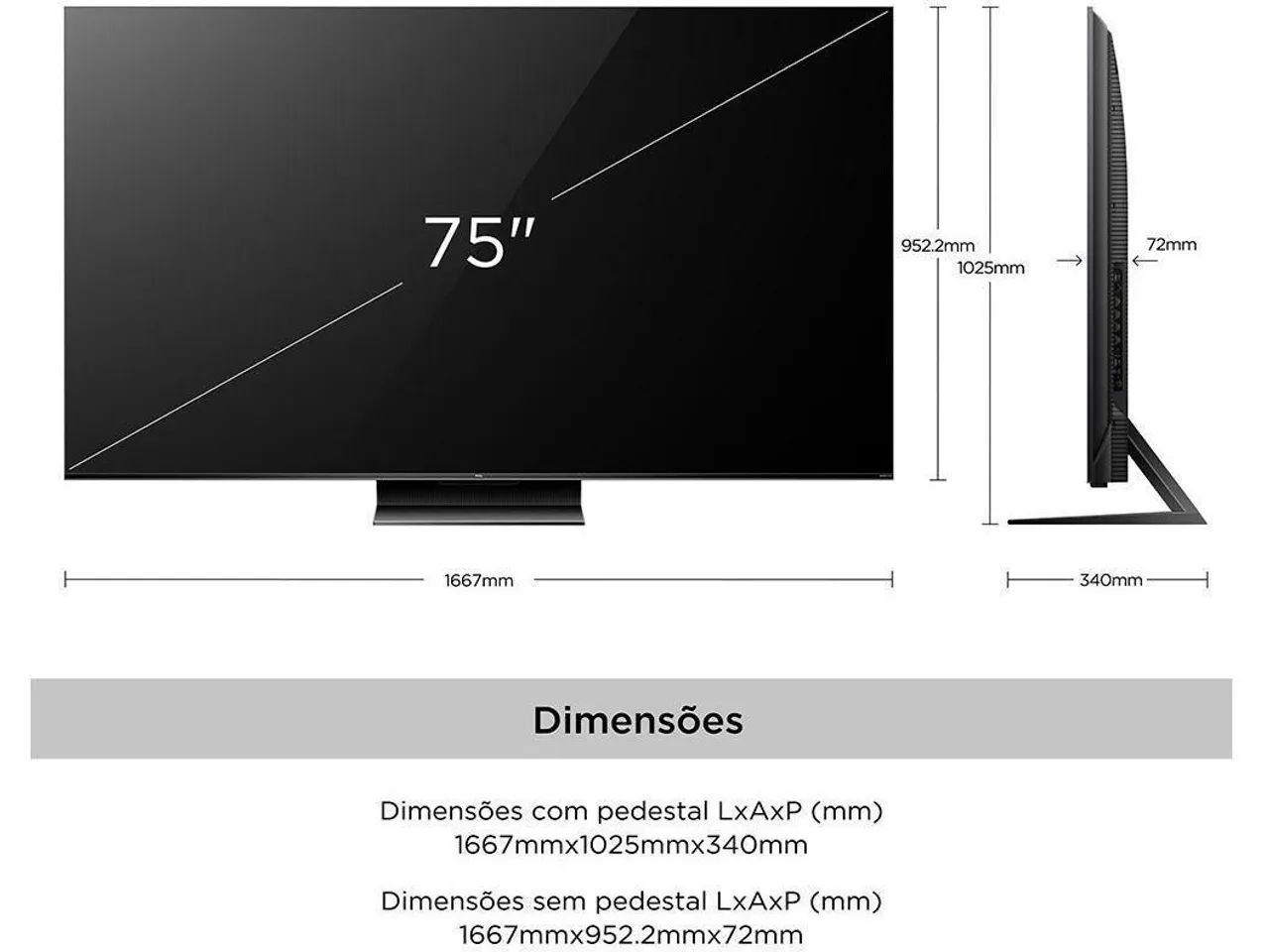 Tv TCL 75 polegadas  - Foto 2