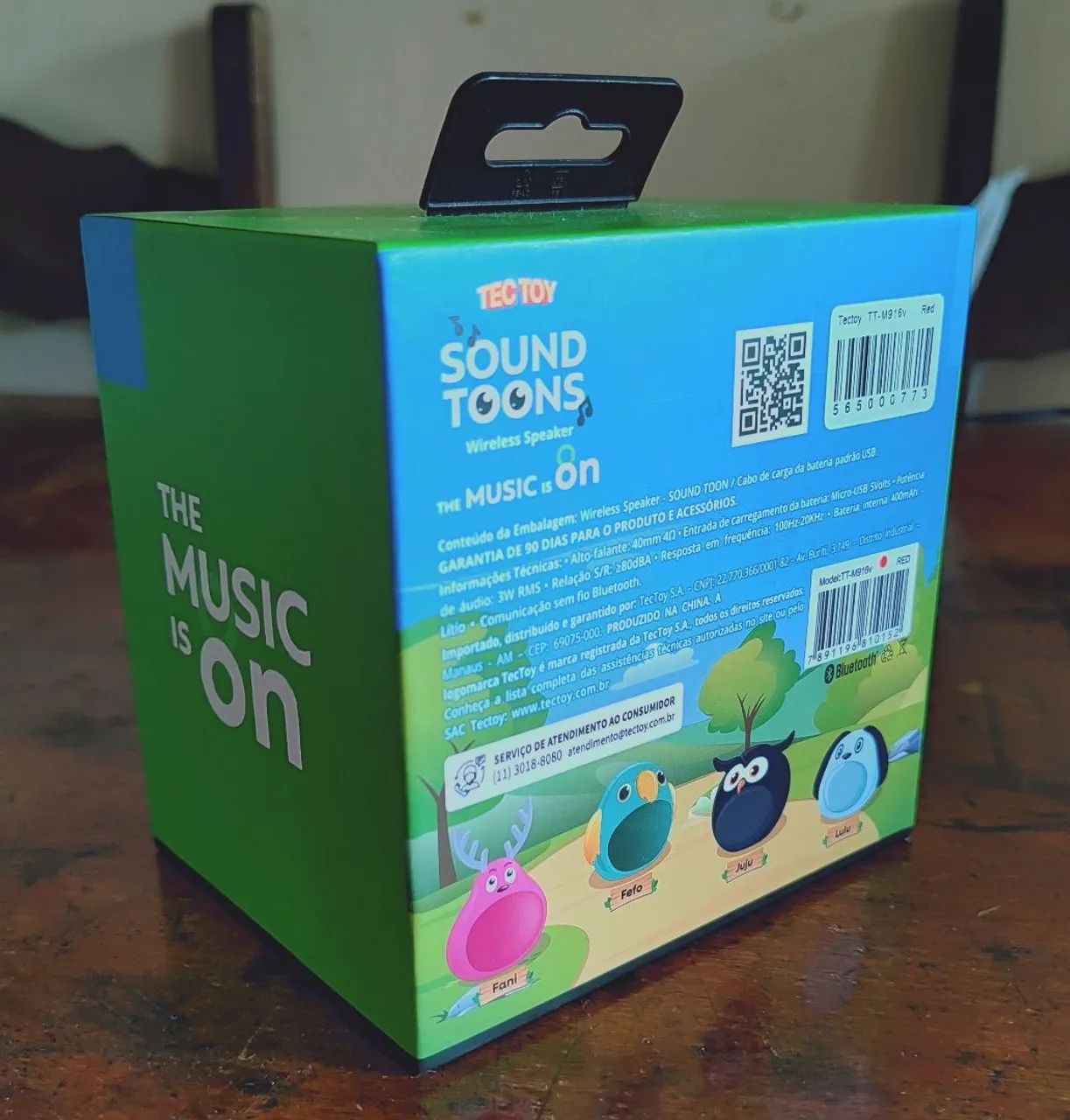 Caixa de som Bluetooth coruja  - Foto 4