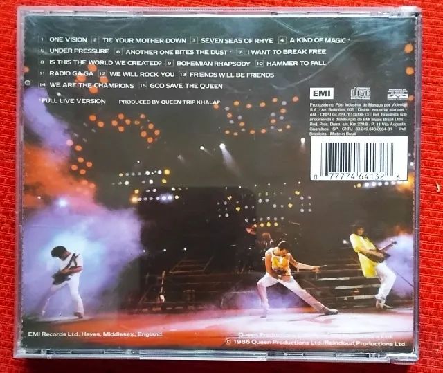 CD Queen Live Magic Original (midia semi nova) - Foto 2