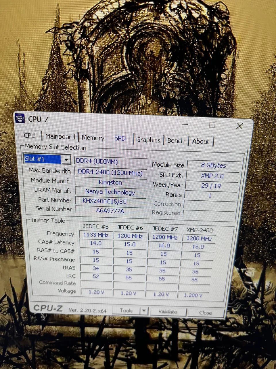 Memória 8gb DDR4 HyperX 2400mhz - Foto 3