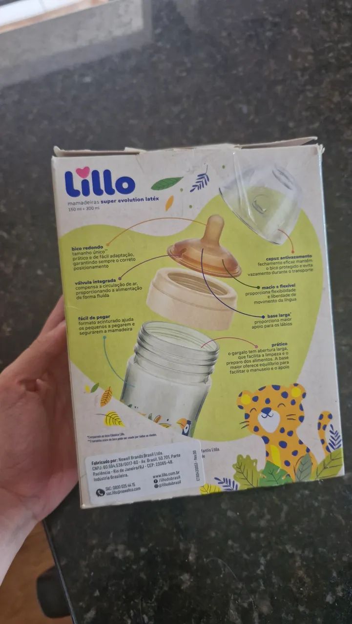 Kit Mamadeira Lilo Latex Super Evolution 150 ml e 300 ml - Foto 2