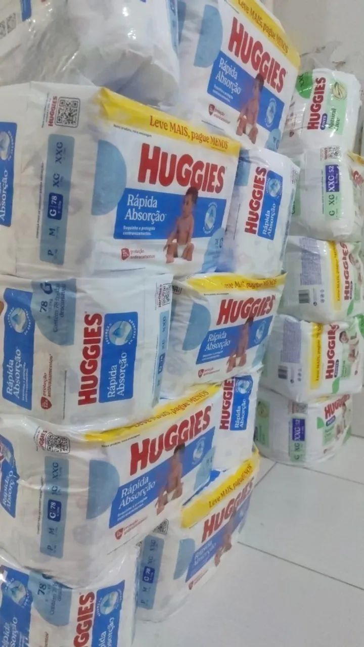 Huggies Rápida Absorção G com 78 unidades - Foto 2