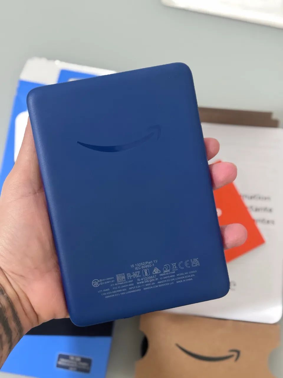 Kindle 11 geração 16GB azul novíssimo  - Foto 4