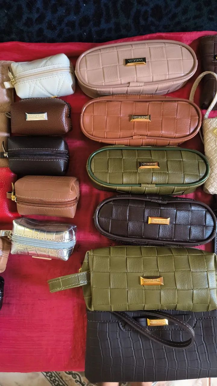 Bolsa e carteiras couro fino - Foto 2