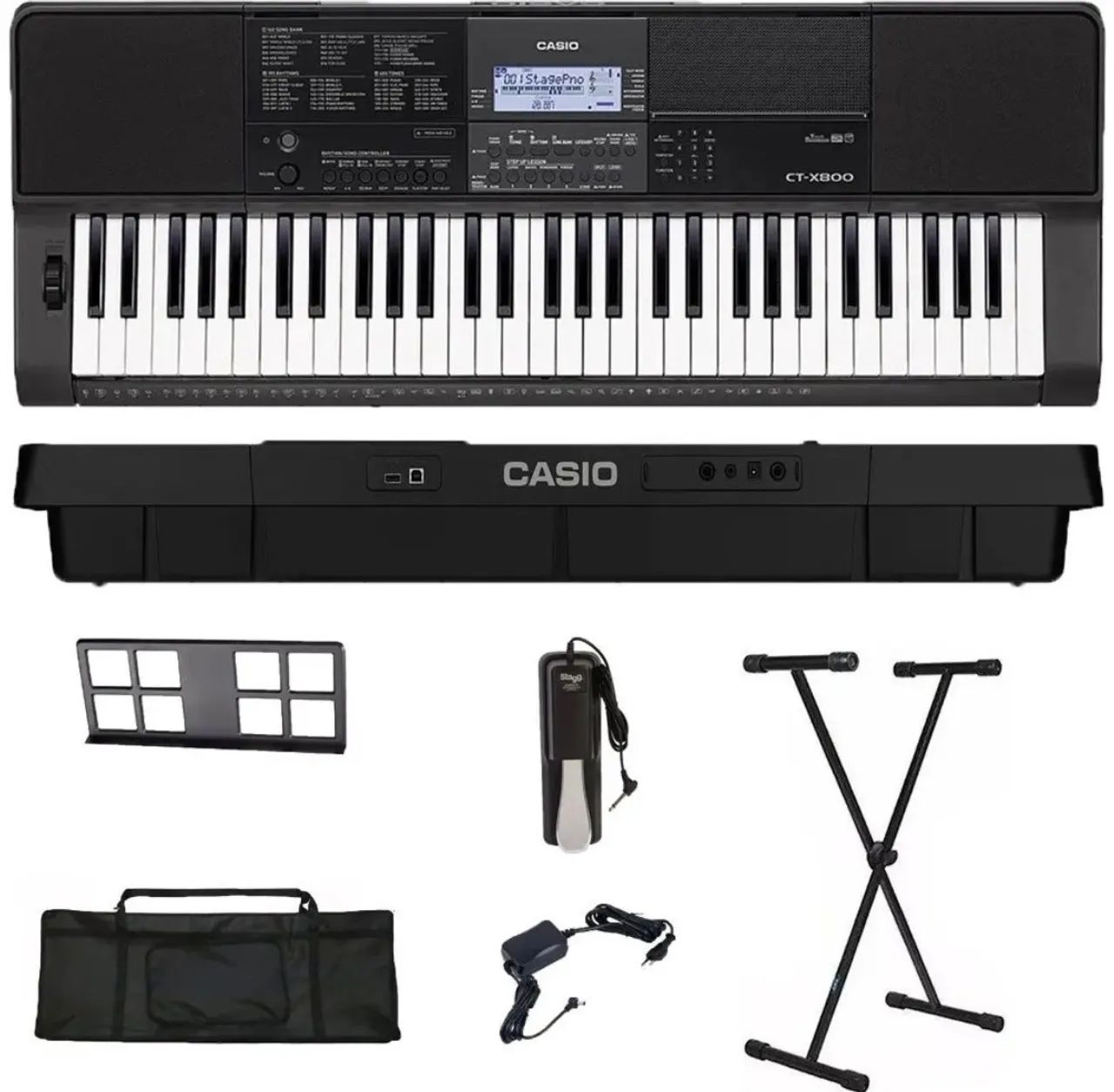 Teclado musical Casio ctx-800