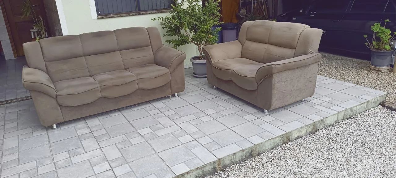 Vendo sofá de 3x2 lugares