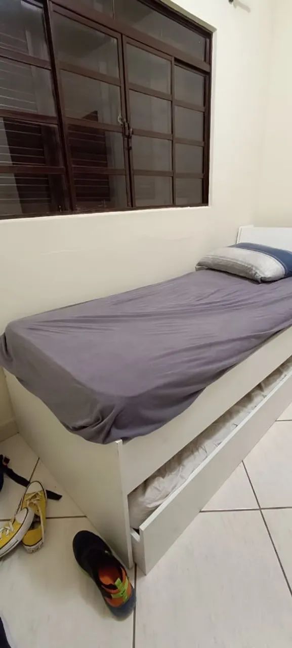 CAMA DE SOLTEIRO E AUXILIAR COL BAÚ  - Foto 2