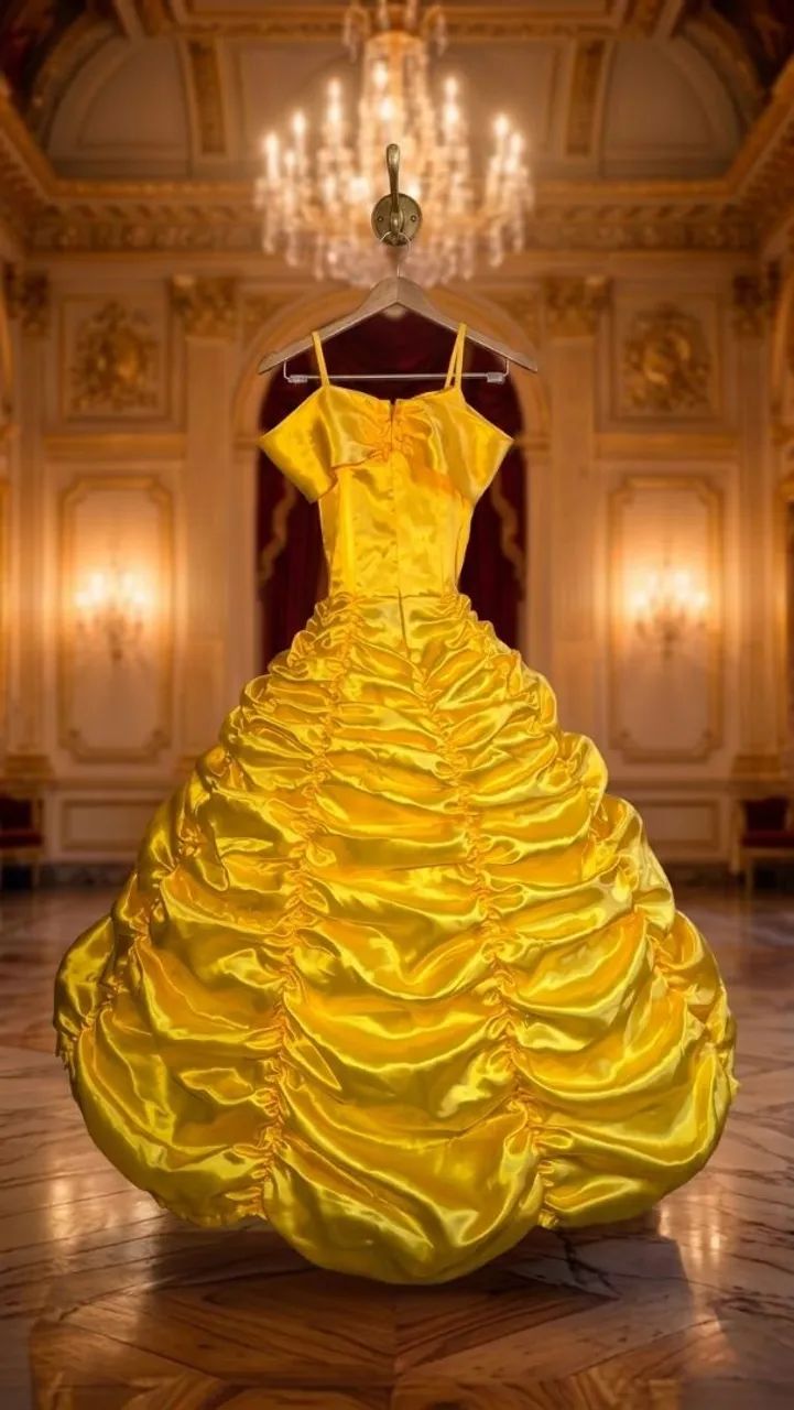 Vestido de princesa Bela e a Fera - Foto 3