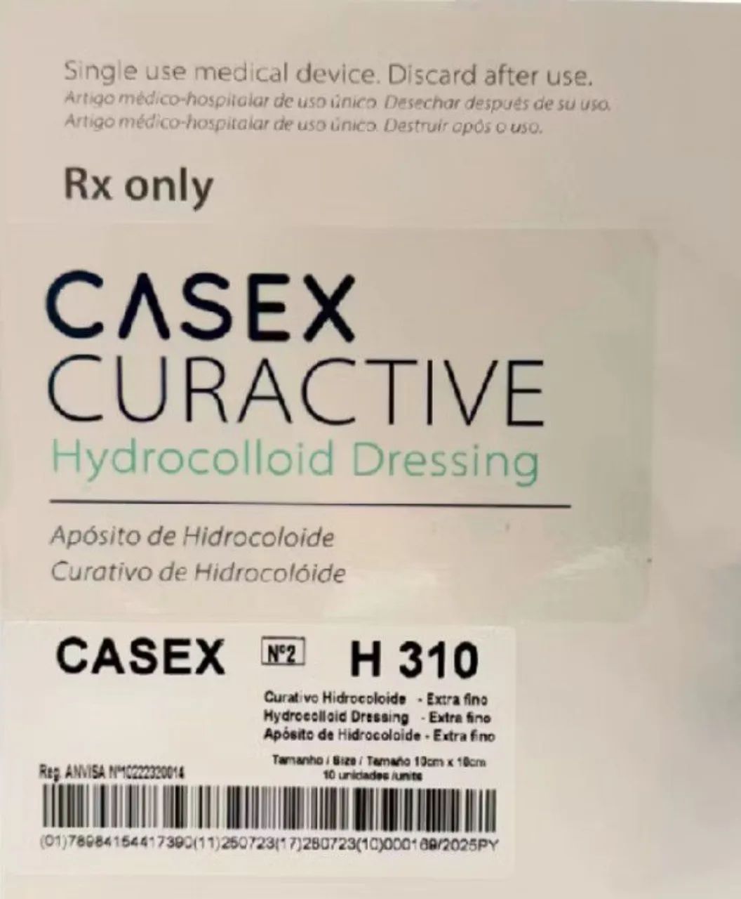 Curativo hidrocoloide 