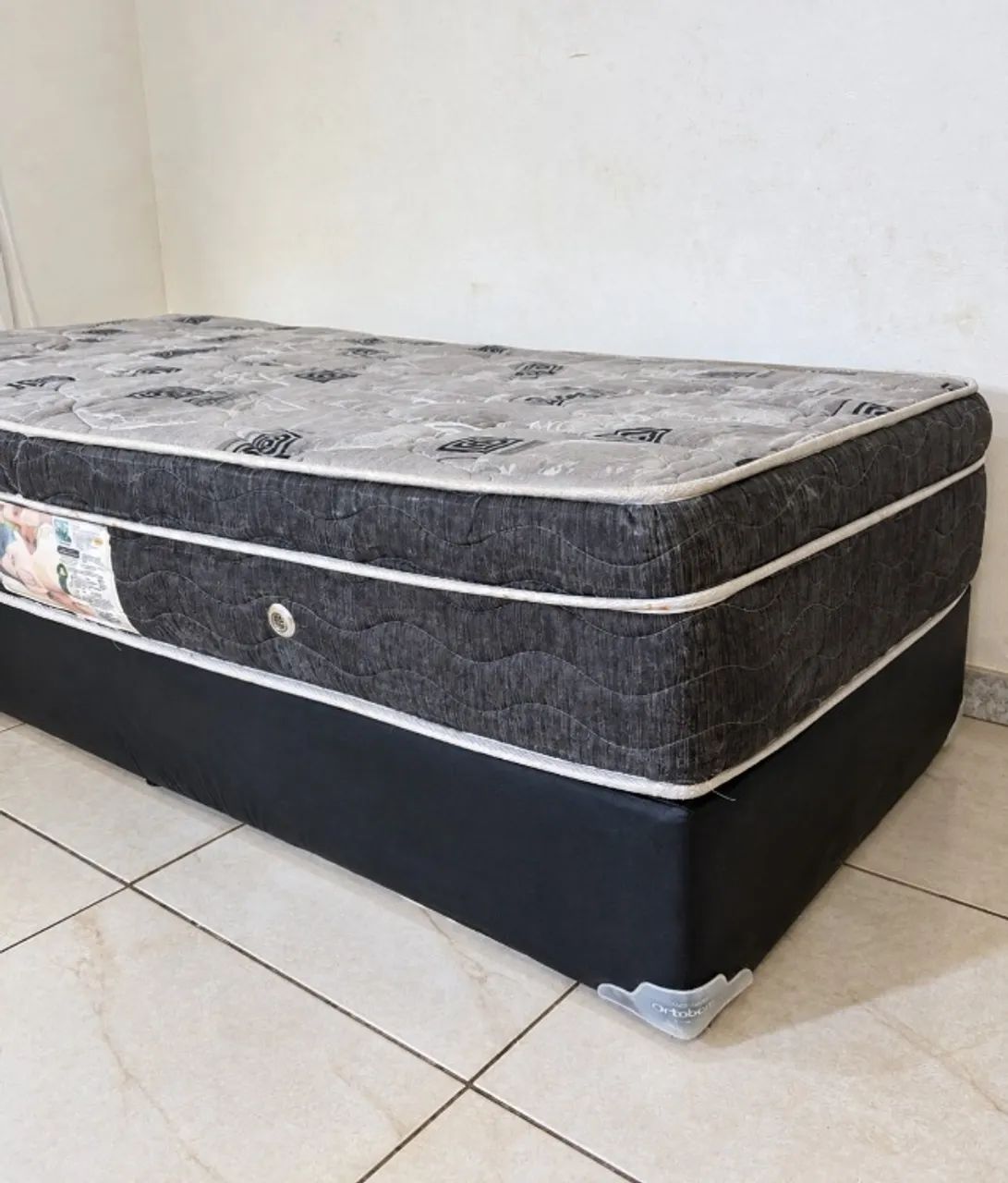 Cama de solteiro com colchão de molas Pocket Ortobom  - Foto 4