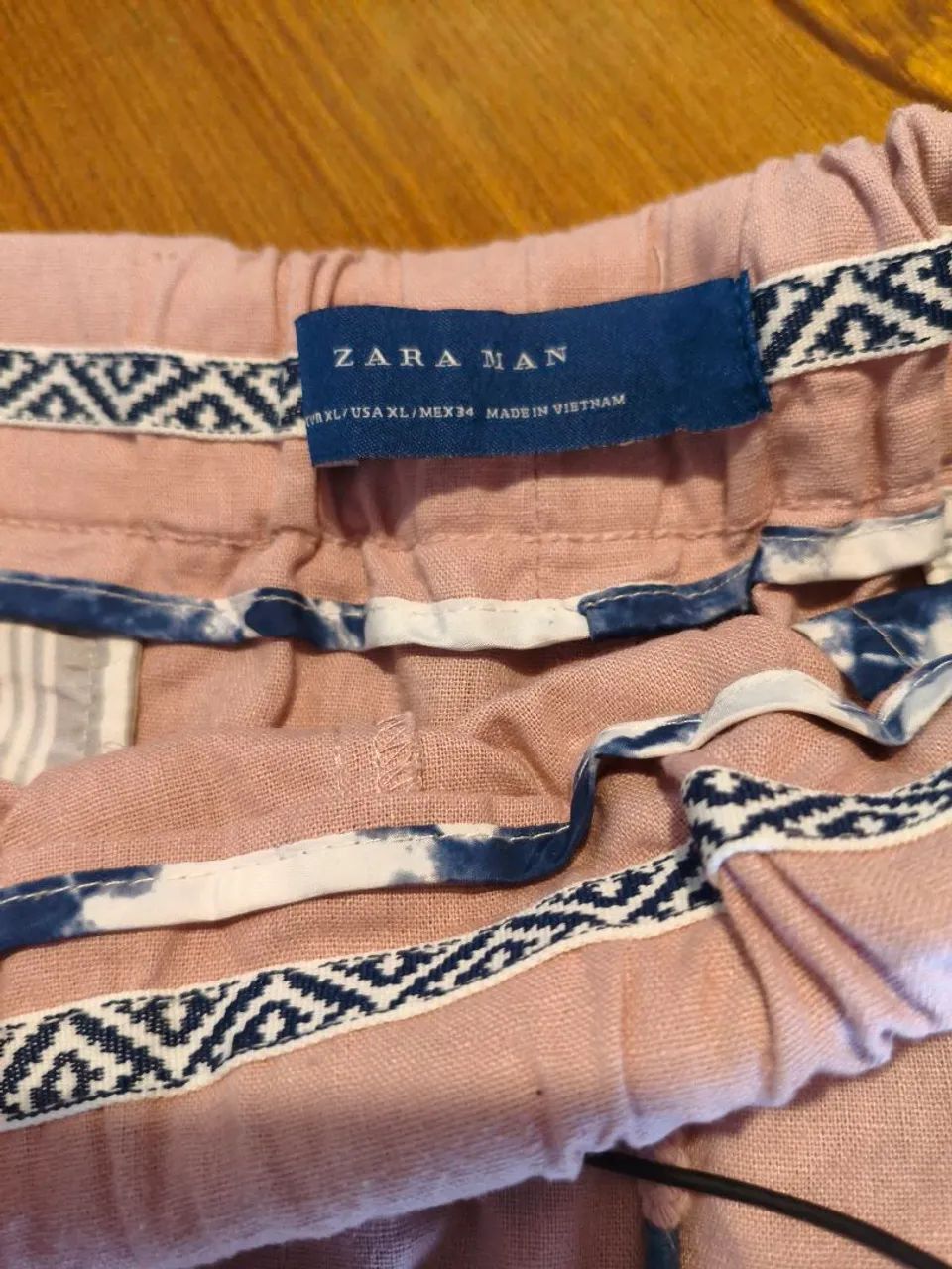 Bermuda Zara Man. Rosa, Tam G - Foto 4