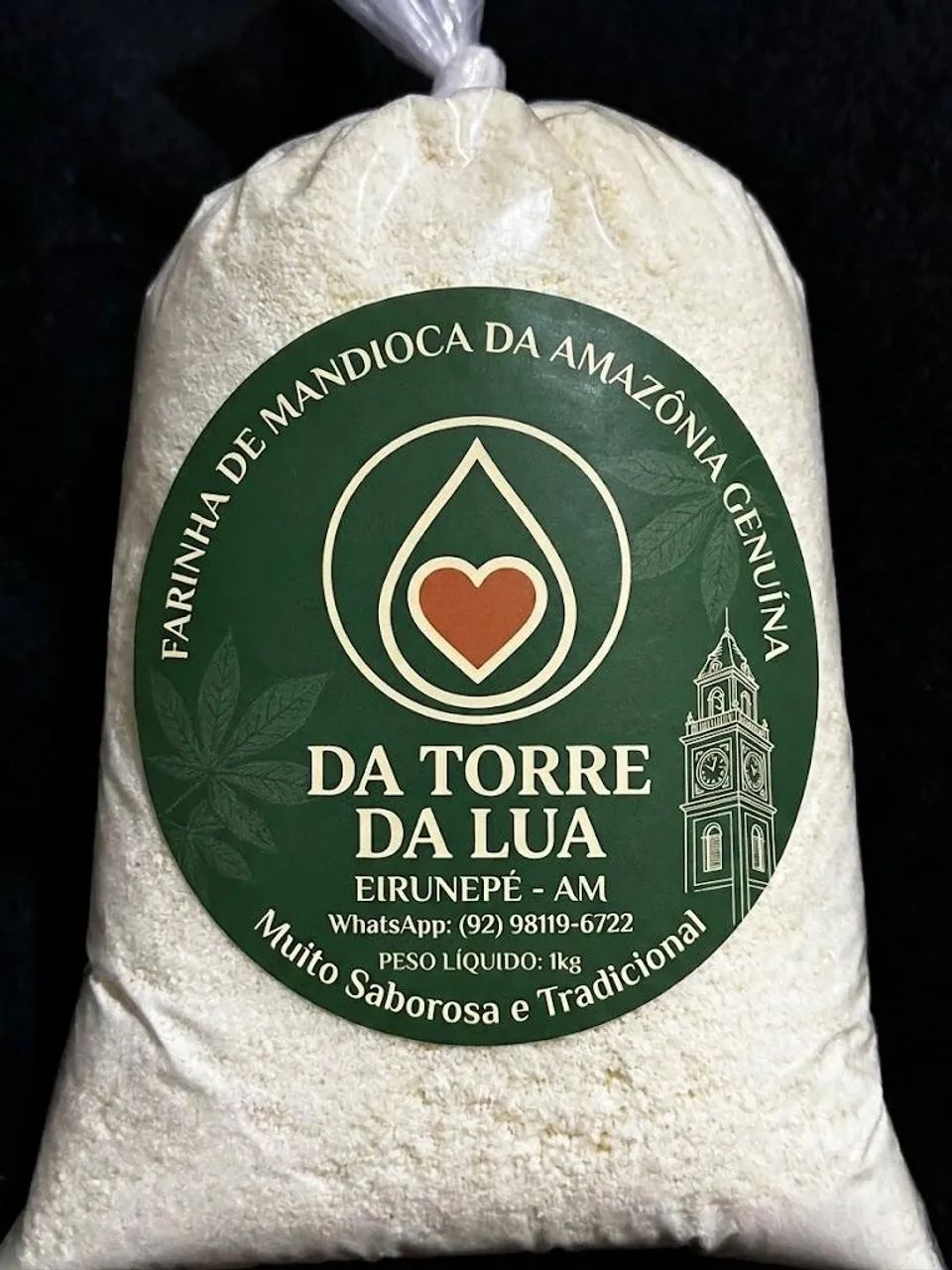 Farinha de mandioca amazônica genuína
