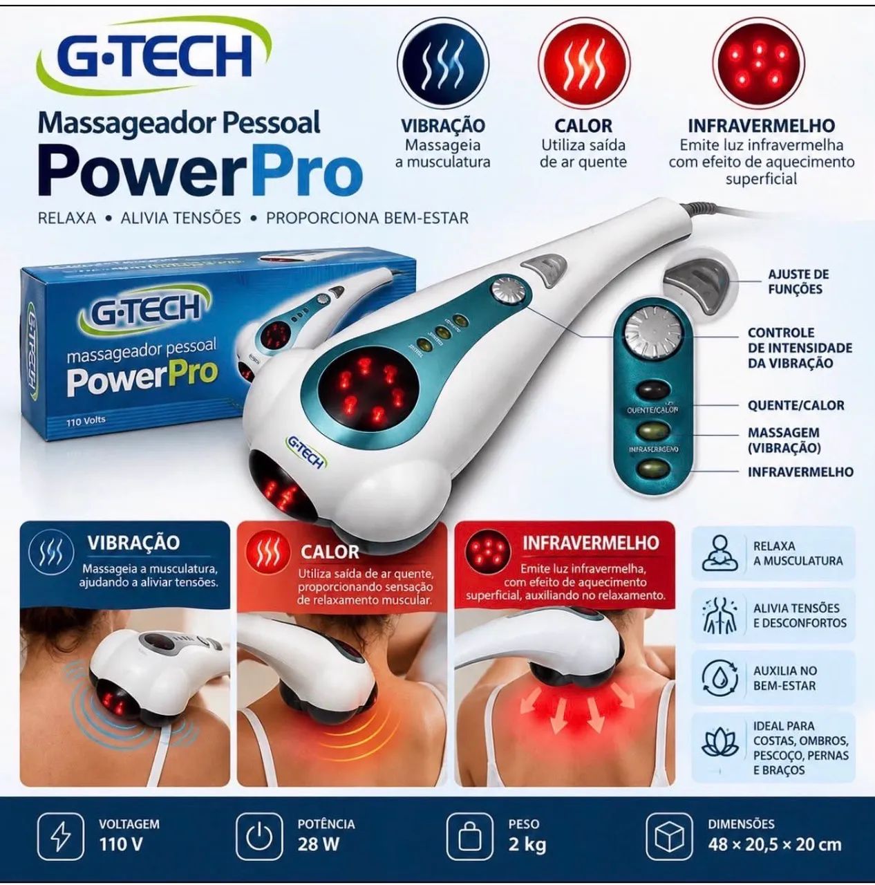Massageador G-Tech 