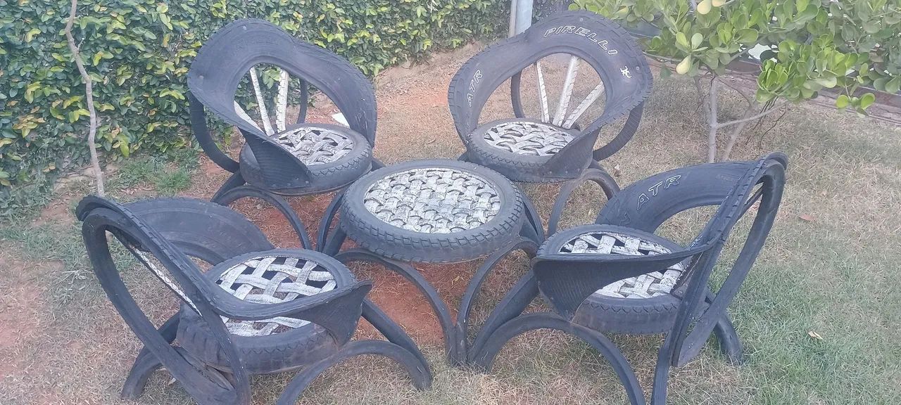 Jogo de cadeiras para jardim 