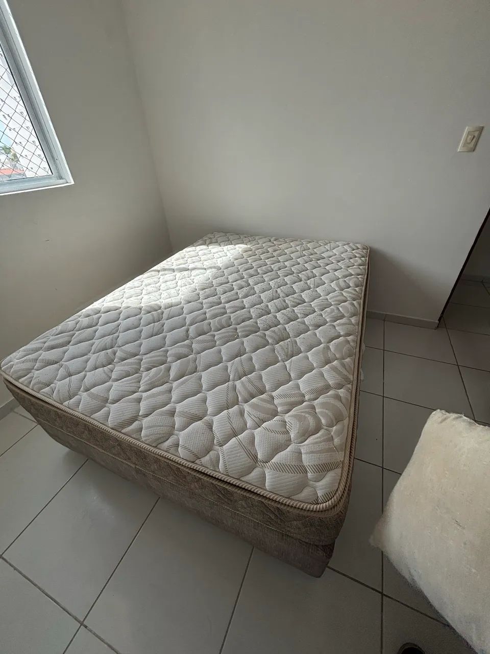 Cama Box Casal Armoled + Colchão AmericanFlex