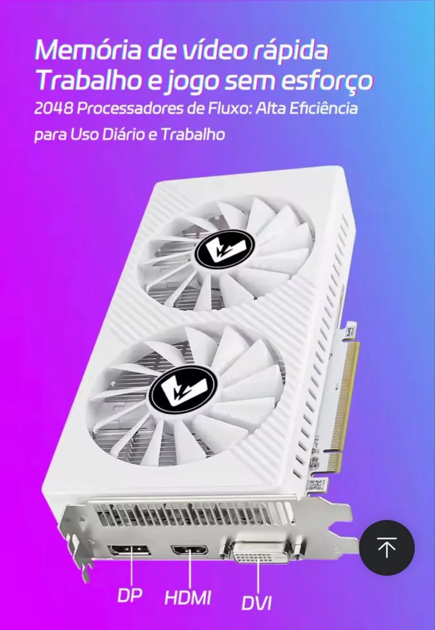 Placa de vídeo Rx580 8Gb MAXSUN