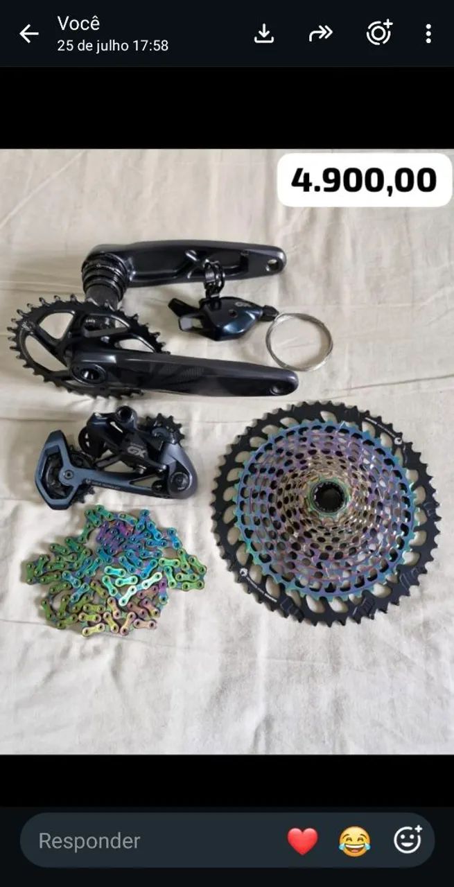 Peças Kit Relação Sram XX1 e GX