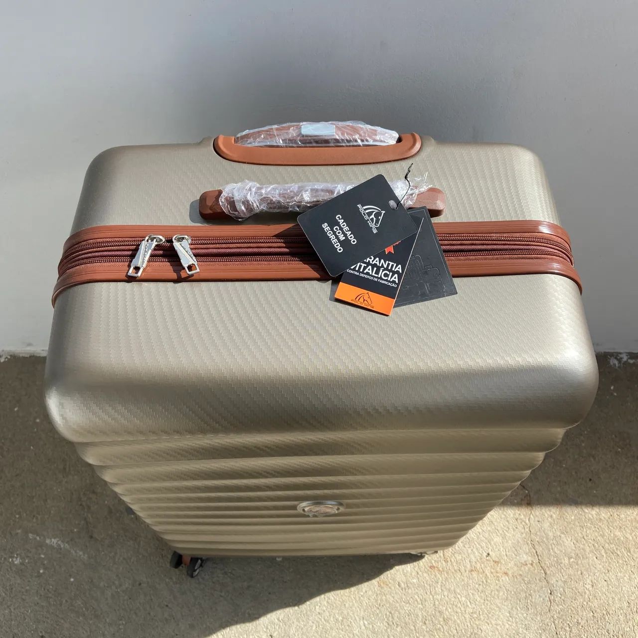 Mala de Viagem Polo King Champanhe 32KG - Foto 2