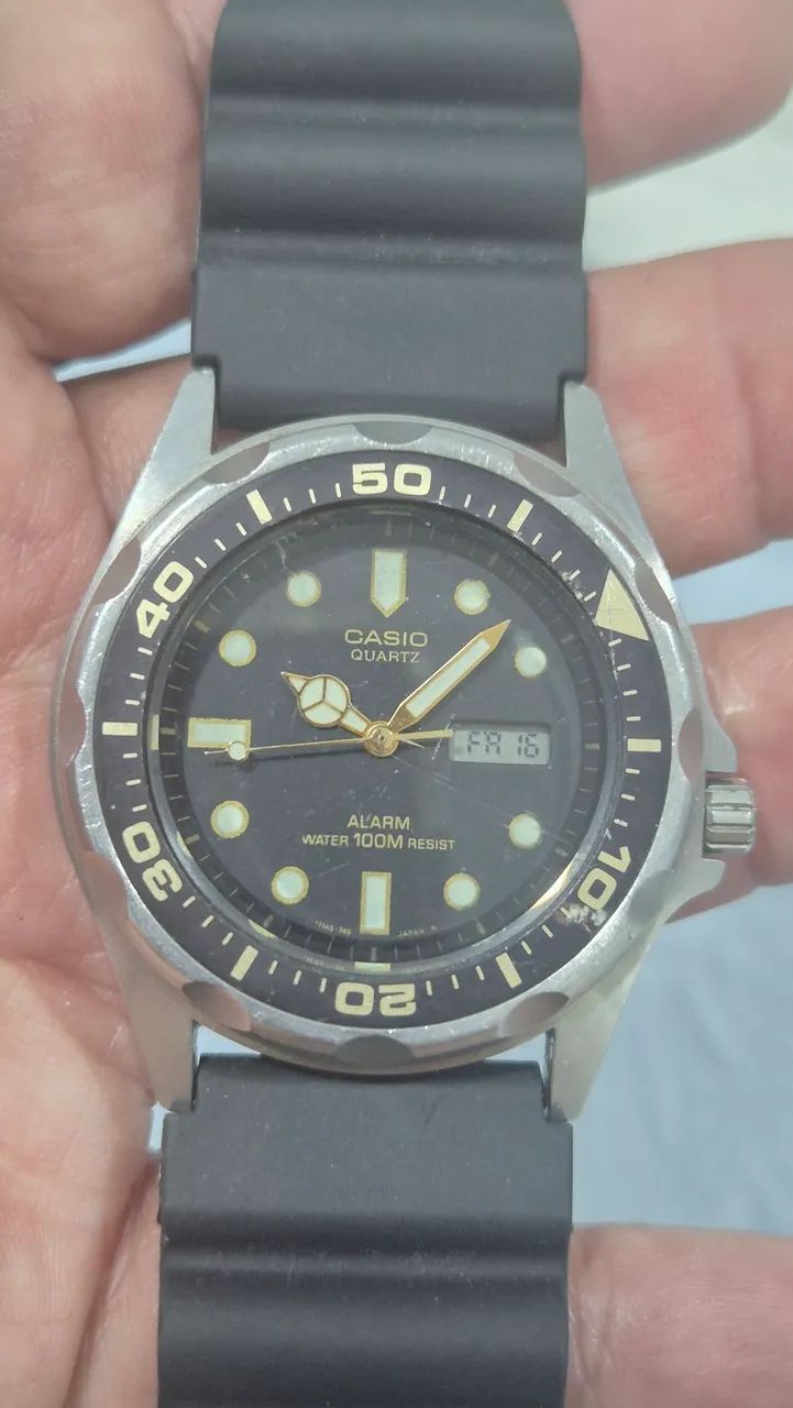 Relógio CASIO MMA-200W  100 NETROS   -   ÓTIMO ESTADO - Foto 4