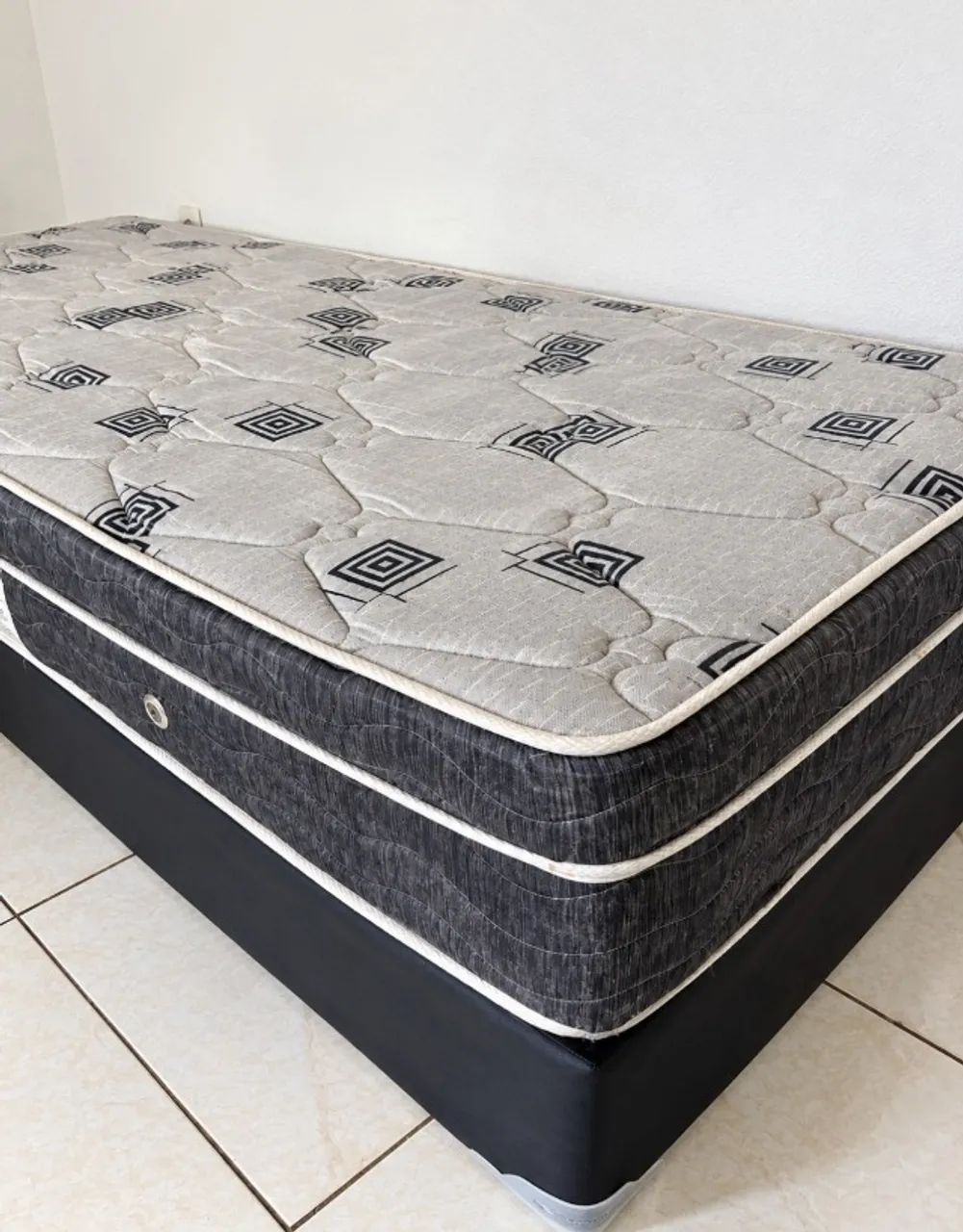 Cama de solteiro com colchão de molas Pocket Ortobom  - Foto 2