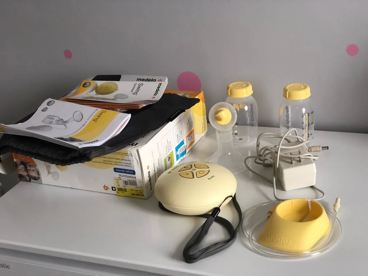Extrator Bomba de Tirar Leite Elétrico Swing Medela - Foto 4