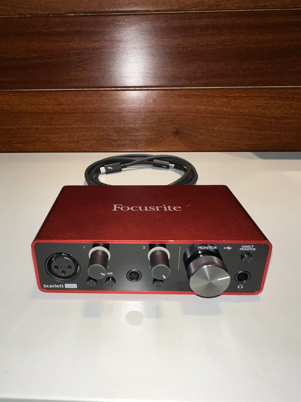 Focusrite Scarlett Solo 3ª Geração (USB-C) - Estado de Novo - Foto 3