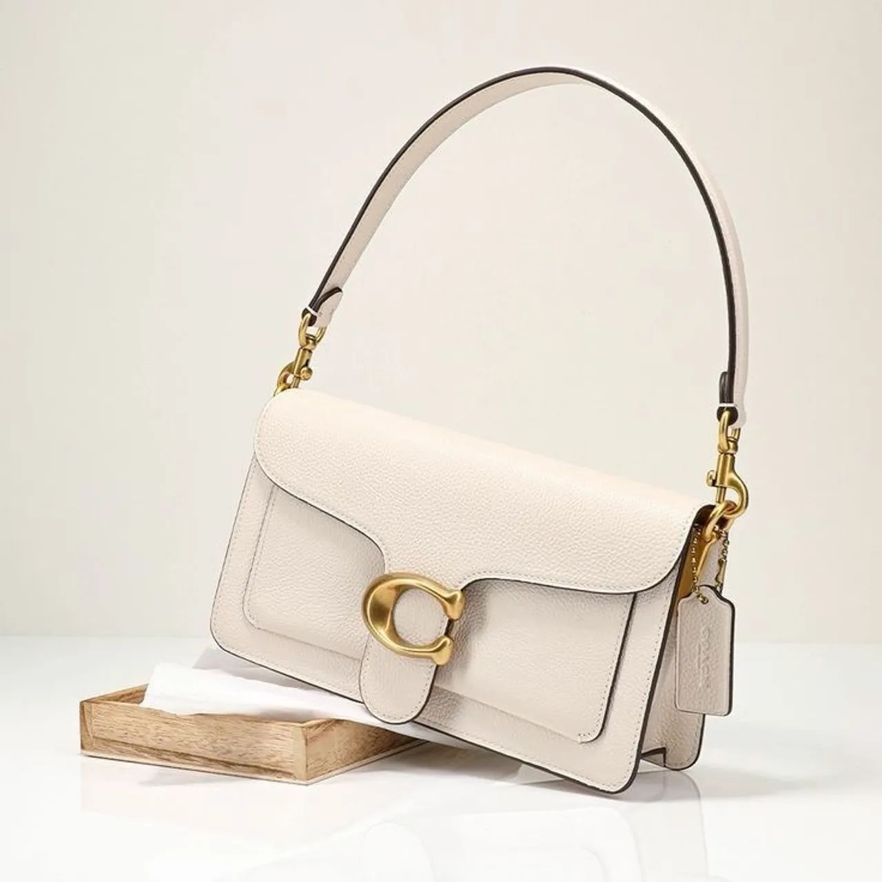 Bolsa Coach Tabby 26 Off White Nova - Foto 3