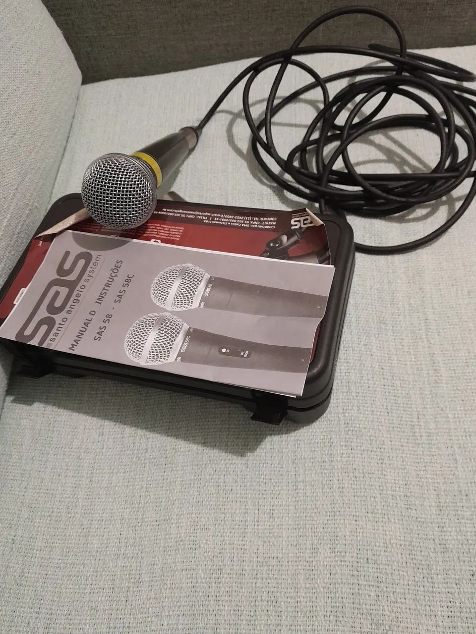 Microfone  com fio 