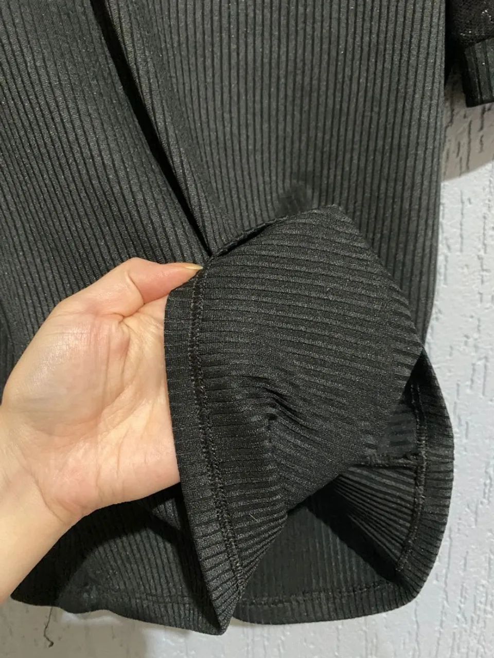Camiseta Canelada com Tule - Foto 3