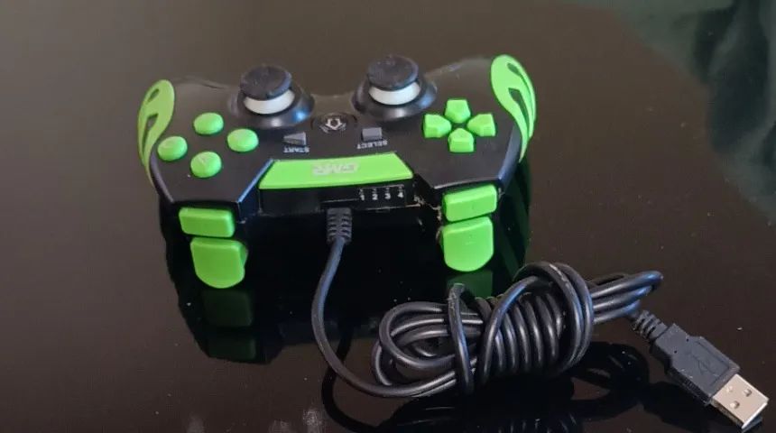 Controle com fio para PC e PS3 - Foto 4