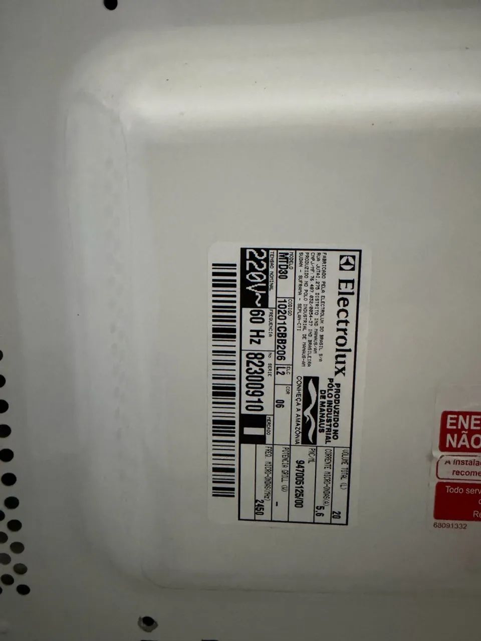Micro-ondas Electrolux (Defeito) - Foto 4