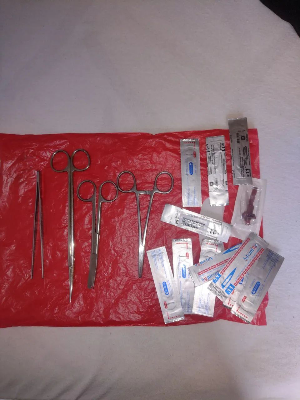 Kit tesouras cirúrgicas 