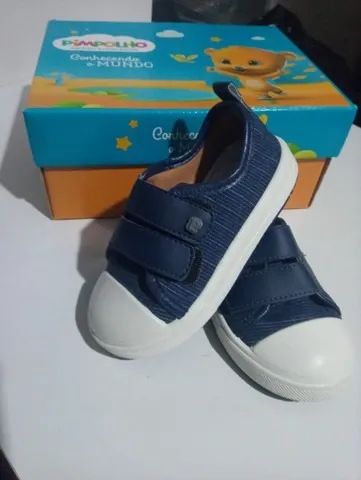 tênis novo infantil pimpolho azul marinho  - Foto 2