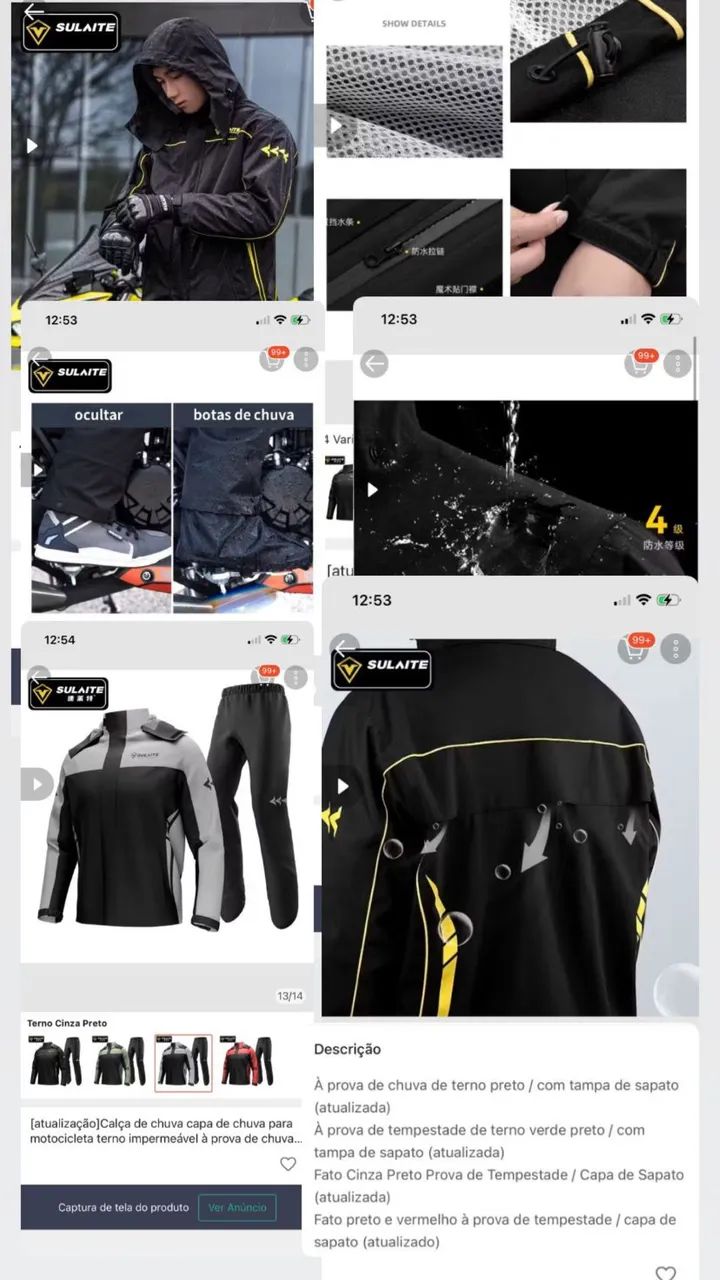 Capa de chuva , semi nova, capa de qualidade, pra quem gosta de coisa boa 